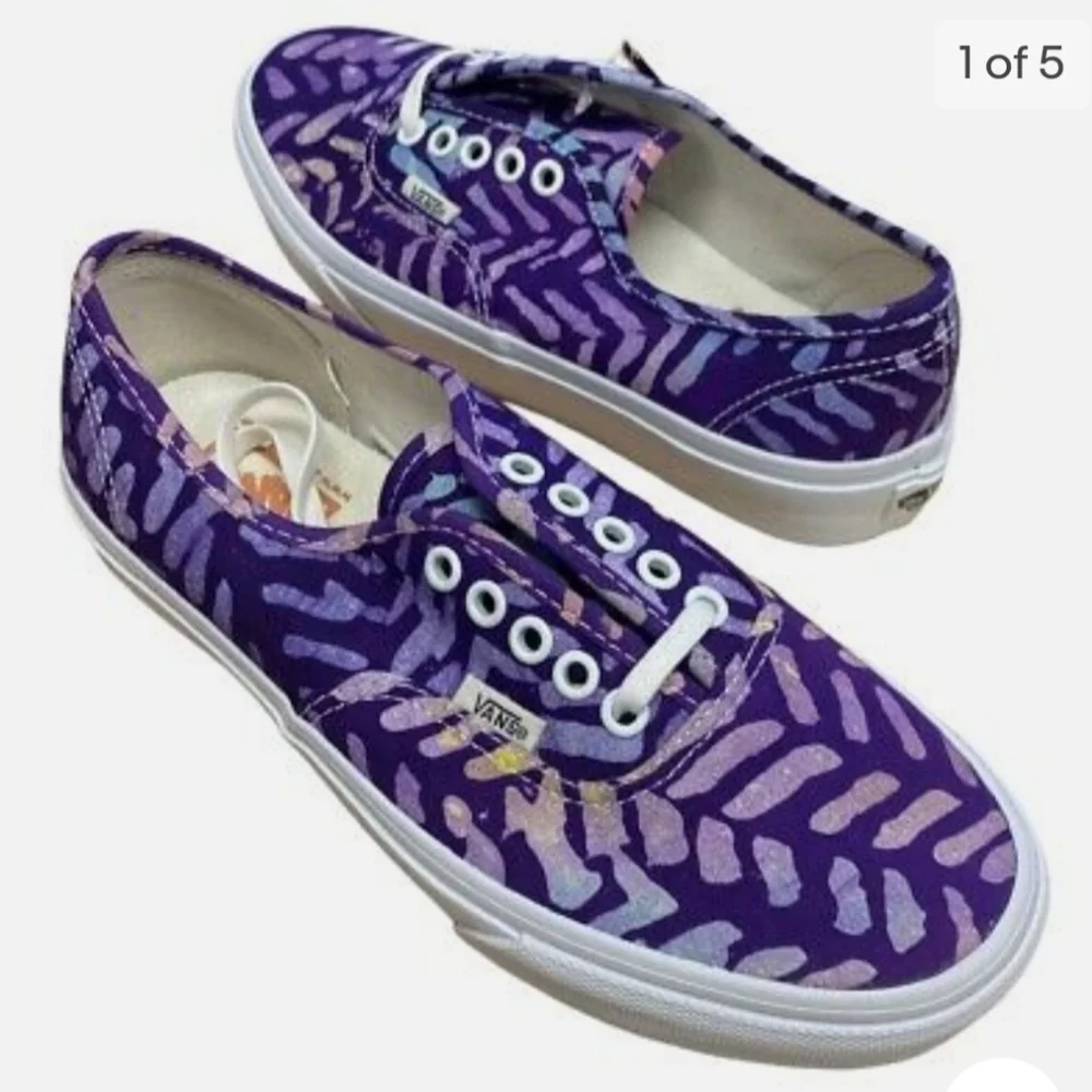 Vans Authentic Off the Wall Della Batik/Multi purple Unisex US  W7.5/ M6 VN-1